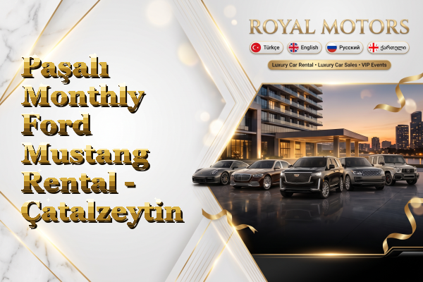 Paşalı Monthly Ford Mustang Rental - Çatalzeytin