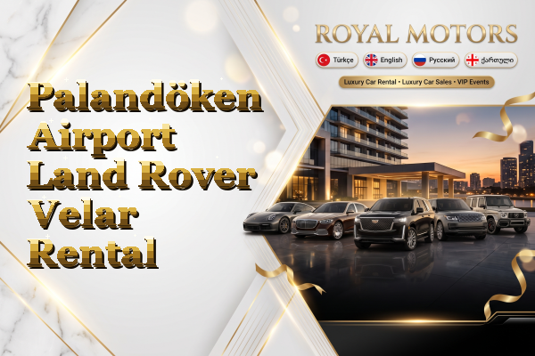 Palandöken Airport Land Rover Velar Rental