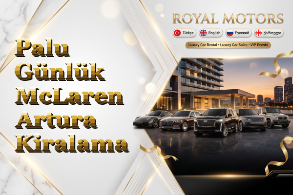 Palu Günlük McLaren Artura Kiralama