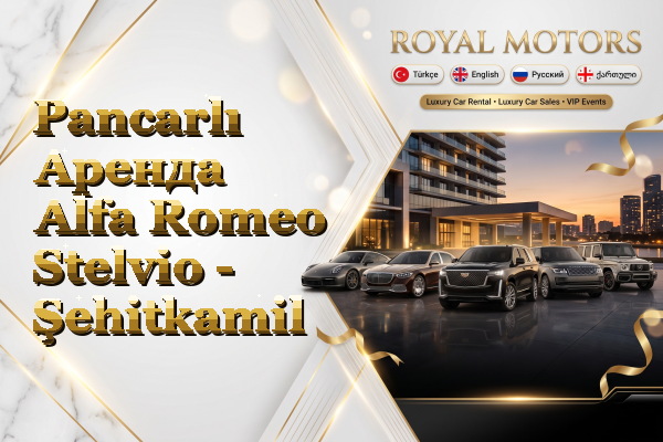 Pancarlı Аренда Alfa Romeo Stelvio - Şehitkamil