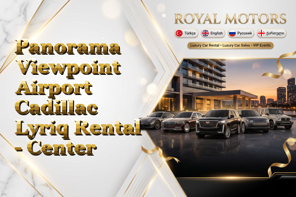 Panorama Viewpoint Airport Cadillac Lyriq Rental - Center