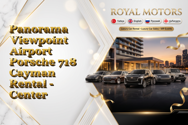 Panorama Viewpoint Airport Porsche 718 Cayman Rental - Center