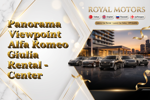 Panorama Viewpoint Alfa Romeo Giulia Rental - Center