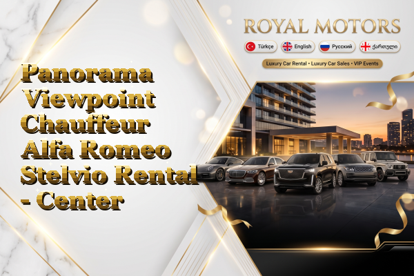Panorama Viewpoint Chauffeur Alfa Romeo Stelvio Rental - Center