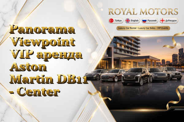 Panorama Viewpoint VIP аренда Aston Martin DB11 - Center