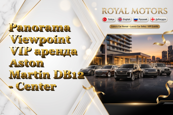 Panorama Viewpoint VIP аренда Aston Martin DB12 - Center