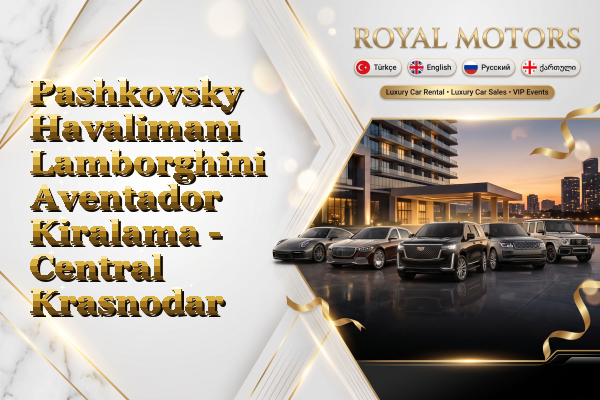 Pashkovsky Havalimanı Lamborghini Aventador Kiralama - Central Krasnodar