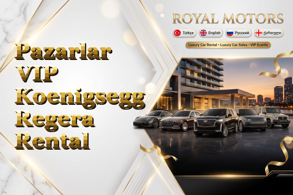 Pazarlar VIP Koenigsegg Regera Rental