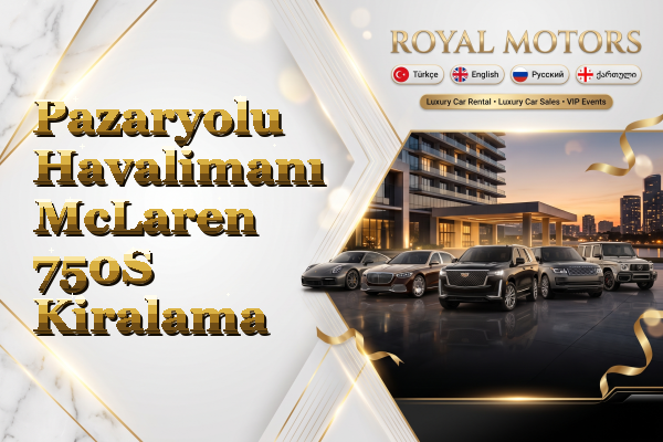Pazaryolu Havalimanı McLaren 750S Kiralama