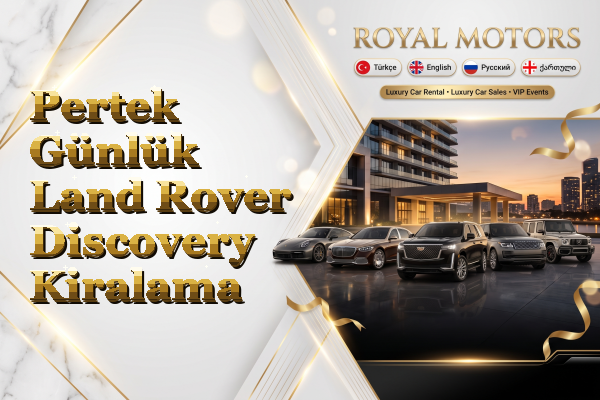 Pertek Günlük Land Rover Discovery Kiralama