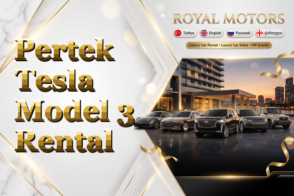 Pertek Tesla Model 3 Rental
