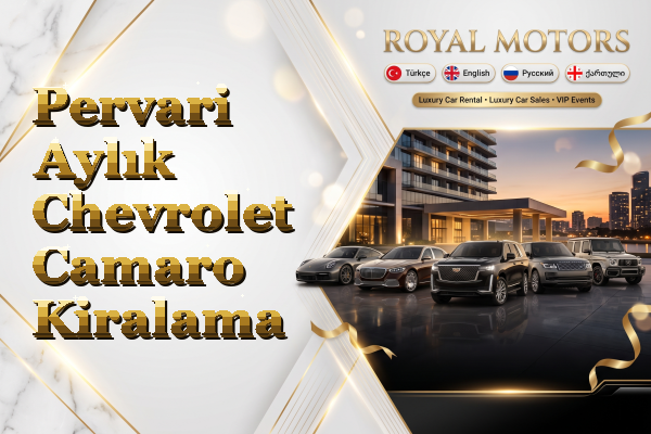 Pervari Aylık Chevrolet Camaro Kiralama