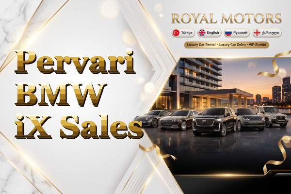 Pervari BMW iX Sales