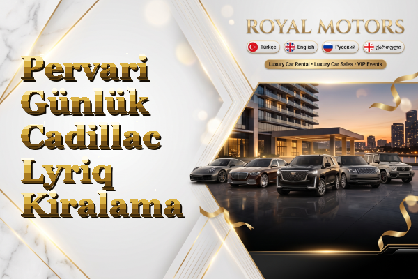 Pervari Günlük Cadillac Lyriq Kiralama