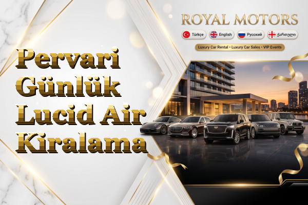 Pervari Günlük Lucid Air Kiralama