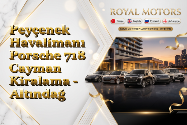 Peyçenek Havalimanı Porsche 718 Cayman Kiralama - Altındağ