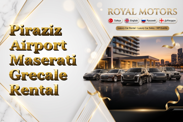 Piraziz Airport Maserati Grecale Rental