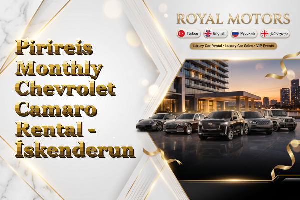 Pirireis Monthly Chevrolet Camaro Rental - İskenderun