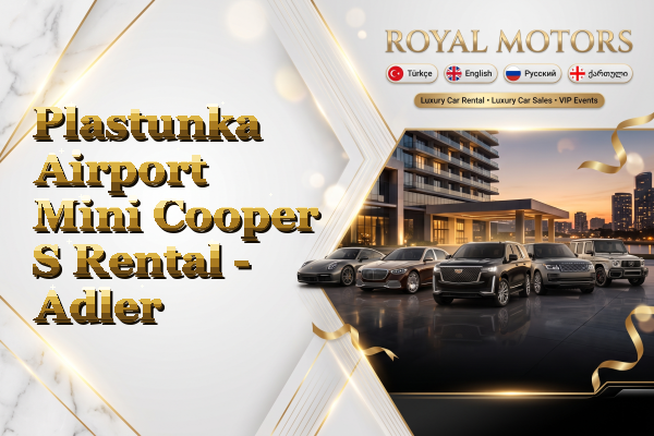 Plastunka Airport Mini Cooper S Rental - Adler