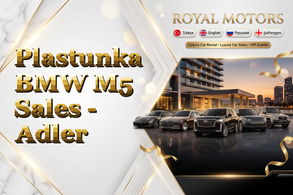 Plastunka BMW M5 Sales - Adler