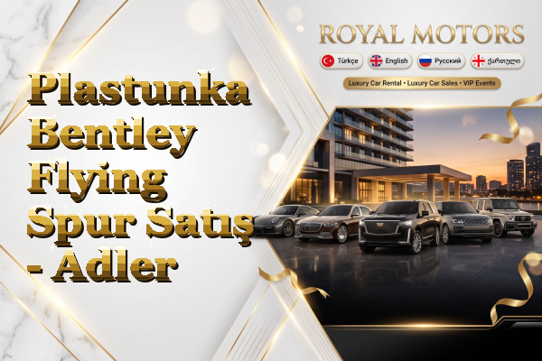 Plastunka Bentley Flying Spur Satış - Adler
