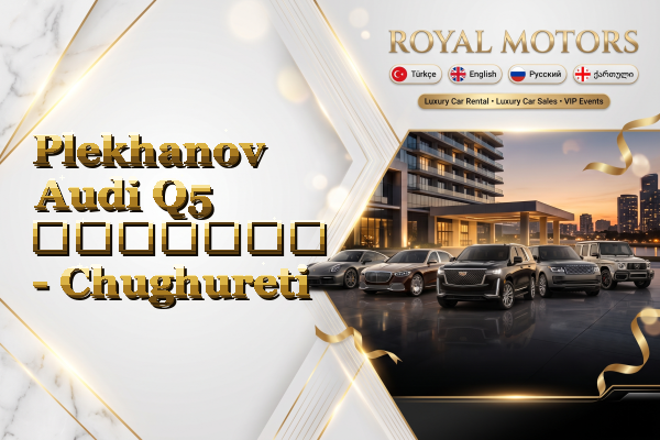 Plekhanov Audi Q5 გაყიდვა - Chughureti