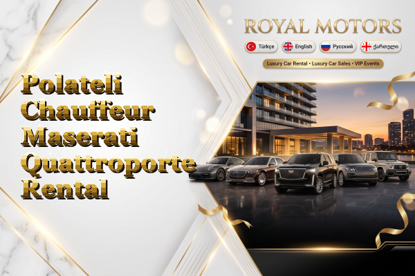 Polateli Chauffeur Maserati Quattroporte Rental