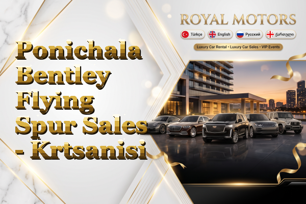Ponichala Bentley Flying Spur Sales - Krtsanisi