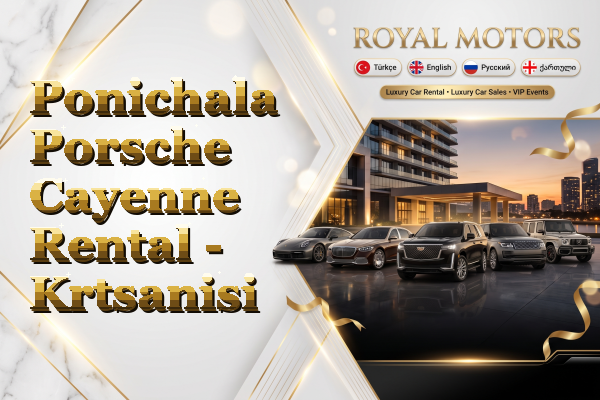 Ponichala Porsche Cayenne Rental - Krtsanisi