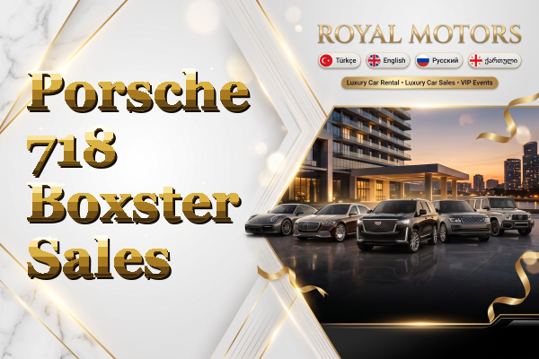 Porsche 718 Boxster Sales