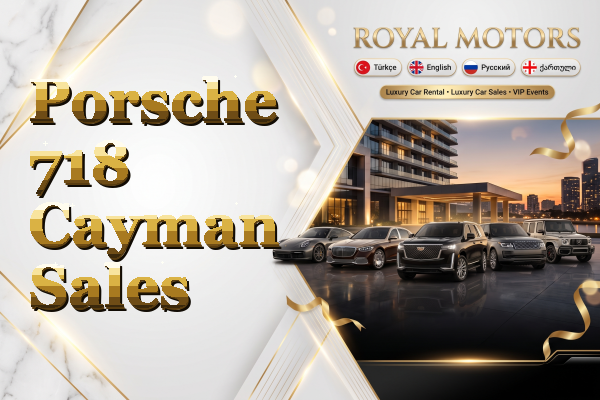 Porsche 718 Cayman Sales