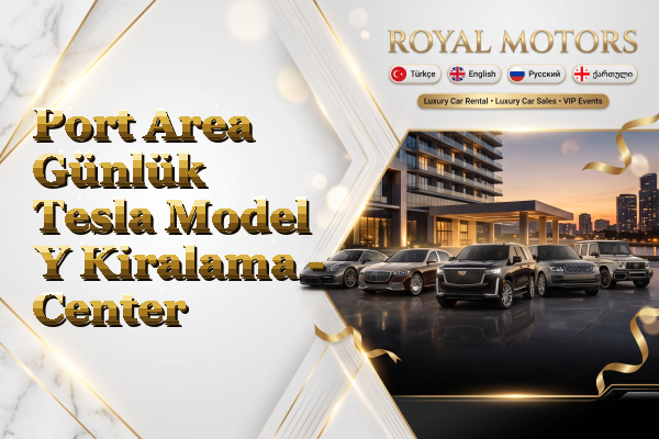Port Area Günlük Tesla Model Y Kiralama - Center