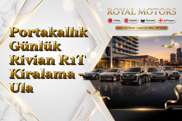 Portakallık Günlük Rivian R1T Kiralama - Ula