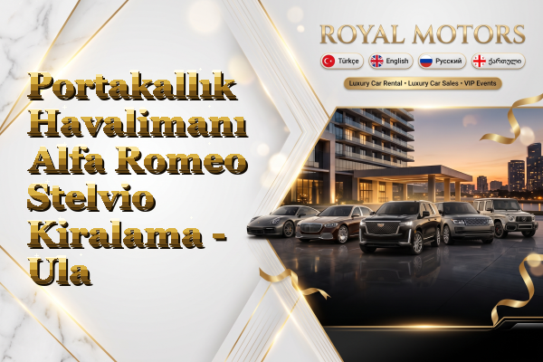 Portakallık Havalimanı Alfa Romeo Stelvio Kiralama - Ula