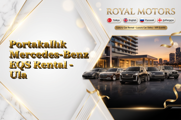 Portakallık Mercedes-Benz EQS Rental - Ula