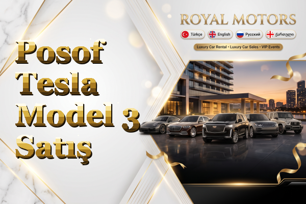 Posof Tesla Model 3 Satış