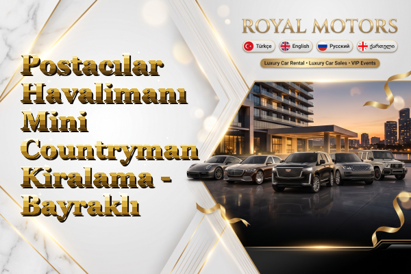 Postacılar Havalimanı Mini Countryman Kiralama - Bayraklı