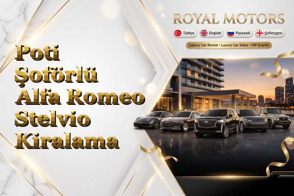 Poti Şoförlü Alfa Romeo Stelvio Kiralama