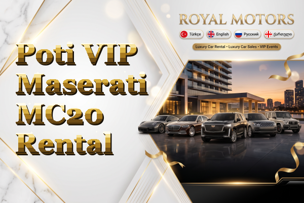 Poti VIP Maserati MC20 Rental
