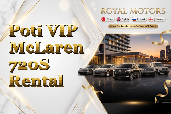 Poti VIP McLaren 720S Rental