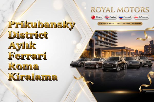 Prikubansky District Aylık Ferrari Roma Kiralama