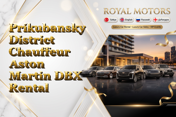 Prikubansky District Chauffeur Aston Martin DBX Rental