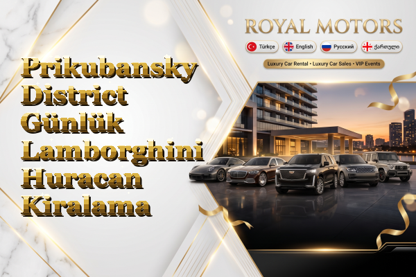 Prikubansky District Günlük Lamborghini Huracan Kiralama