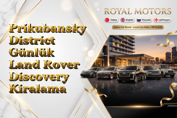 Prikubansky District Günlük Land Rover Discovery Kiralama