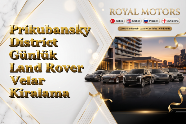 Prikubansky District Günlük Land Rover Velar Kiralama