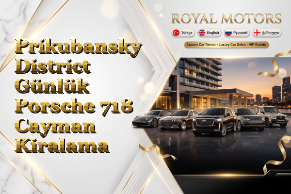 Prikubansky District Günlük Porsche 718 Cayman Kiralama