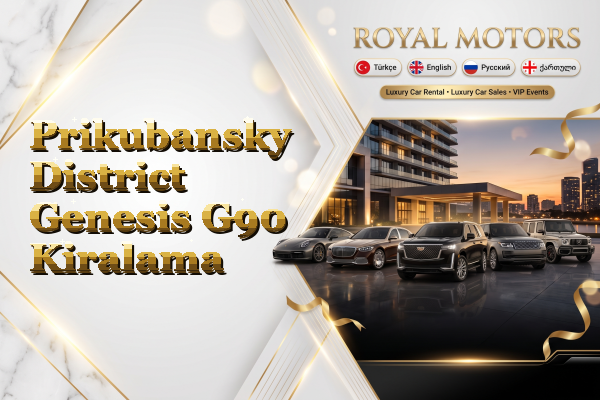 Prikubansky District Genesis G90 Kiralama