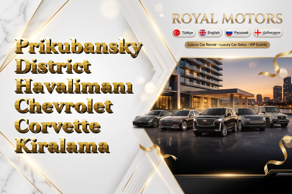 Prikubansky District Havalimanı Chevrolet Corvette Kiralama