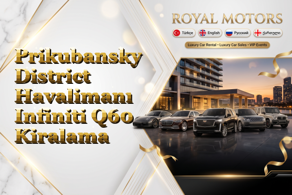 Prikubansky District Havalimanı Infiniti Q60 Kiralama