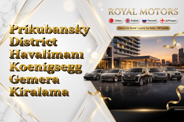 Prikubansky District Havalimanı Koenigsegg Gemera Kiralama
